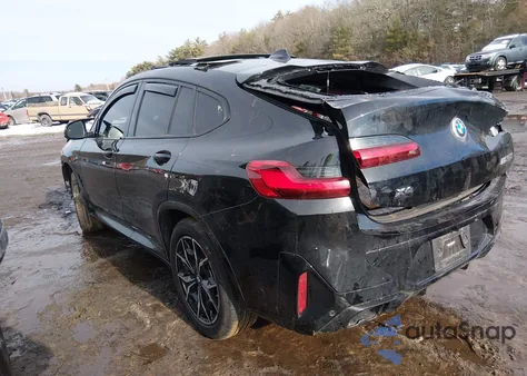 2022 BMW X4 M40I z USA, uszkodzony, nr VIN 5UX43DT08N9J95469
